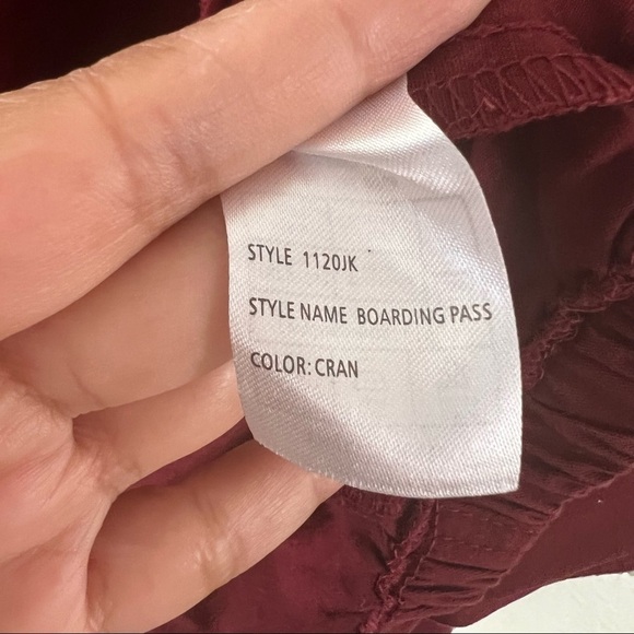 Craft + Flow Deep Red Jacket Size Medium - Picture 7 of 9